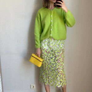 jupe midi de haute gamme